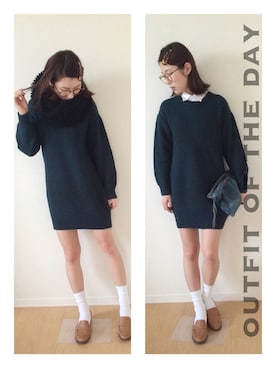 Miyu Yamaokaさん（レディース・162cm）の秋コーディネート