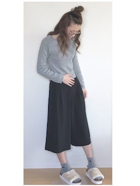 Miyu Yamaokaさん(レディース・162cm)の冬コーディネート