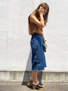 Miyu Yamaokaさん（レディース・162cm）の夏コーディネート