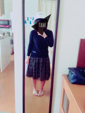 「Glamのアイテム」を使った、tamさん（レディース・158cm）の秋コーディネート
