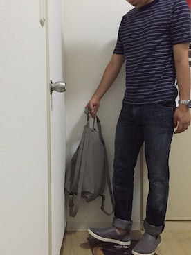 「Citizens of humanity（シチズンズオブヒューマニティー）のアイテム」を使った、YUSUKEさん（メンズ・173cm）の夏コーディネート