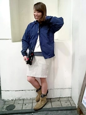 「rasox（ラソックス）のアイテム（レッグウェア）」を使った、yamaayuさん（レディース・151cm）の冬コーディネート