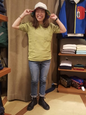 「ALDIES（アールディーズ）のアイテム」を使った、yamaayuさん（レディース・151cm）の春コーディネート