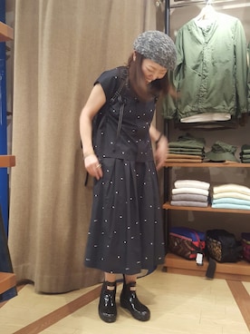 「HUNTER（ハンター）のアイテム」を使った、yamaayuさん（レディース・151cm）の春コーディネート