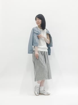 「Reene（リーネ）のアイテム」を使った、sayaさん（レディース・163cm）の春コーディネート