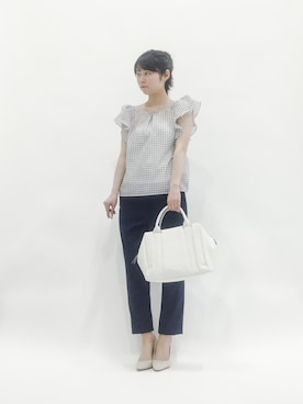 「Sheta（シータ）のアイテム」を使った、sayaさん（レディース・163cm）の春コーディネート