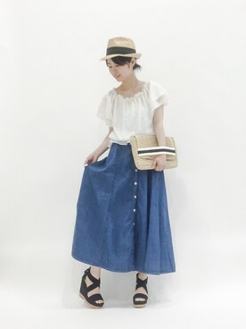 sayaさん（レディース・163cm）の春コーディネート