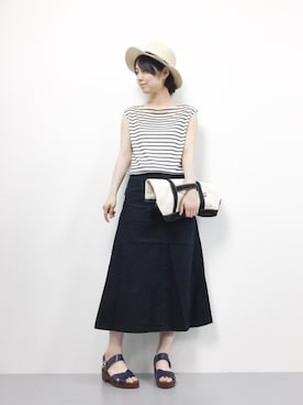 sayaさん（レディース・163cm）の夏コーディネート