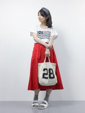 sayaさん（レディース・163cm）の夏コーディネート