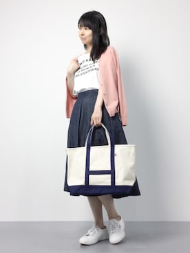 「ＭＯＤＥＲＡＴＥ（モデラート）のアイテム」を使った、sayaさん（レディース・163cm）の秋コーディネート