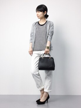 「GRAY MAGIC（グレイマジック）のアイテム」を使った、sayaさん（レディース・163cm）の秋コーディネート