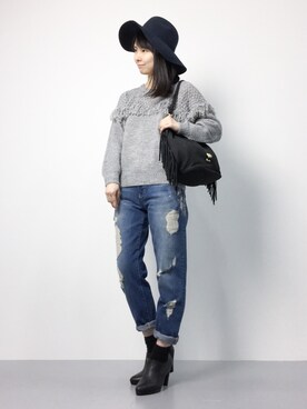 sayaさん（レディース・163cm）の秋コーディネート