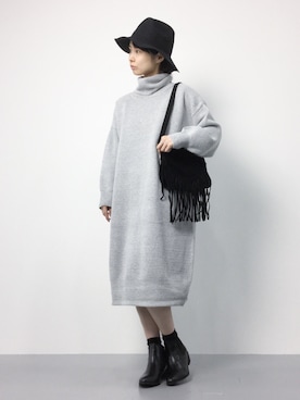 「L.H.P（エルエイチピー）のアイテム（帽子）」を使った、sayaさん（レディース・163cm）の秋コーディネート