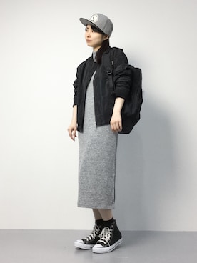 「surt（サート）のアイテム（帽子）」を使った、sayaさん（レディース・163cm）の秋コーディネート