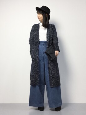 「EN ROUTE（アンルート）のアイテム」を使った、sayaさん（レディース・163cm）の秋コーディネート