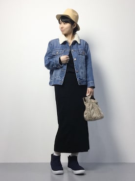 「CHIME（チャイム）のアイテム（ブーツ）」を使った、sayaさん（レディース・163cm）の秋コーディネート
