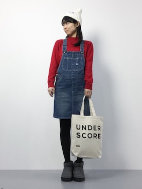 「24SURF_（トゥーフォーサーフ）のアイテム」を使った、sayaさん（レディース・163cm）の秋コーディネート