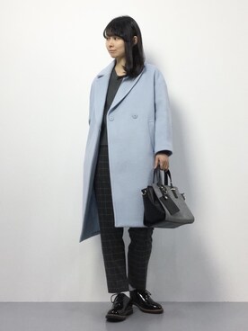 「YEVS（イーブス）のアイテム（パンツ）」を使った、sayaさん（レディース・163cm）の秋コーディネート