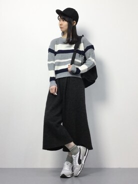 「MONKEY TIME（モンキータイム）のアイテム」を使った、sayaさん（レディース・163cm）の秋コーディネート