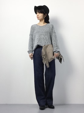 sayaさん（レディース・163cm）の冬コーディネート