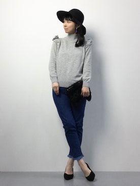 sayaさん（レディース・163cm）の冬コーディネート