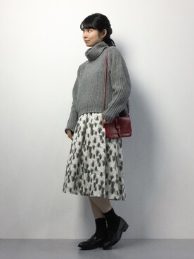 sayaさん（レディース・163cm）の冬コーディネート