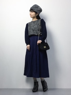 sayaさん（レディース・163cm）の冬コーディネート