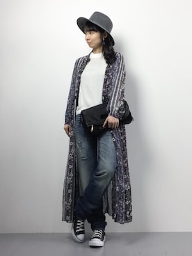 sayaさん（レディース・163cm）の冬コーディネート