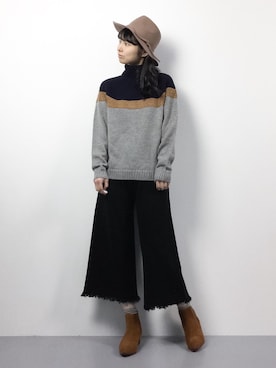 sayaさん(レディース・163cm)の冬コーディネート