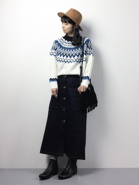 sayaさん(レディース・163cm)の冬コーディネート