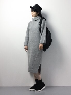 sayaさん（レディース・163cm）の冬コーディネート