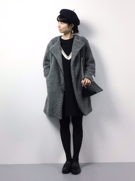 sayaさん（レディース・163cm）の冬コーディネート