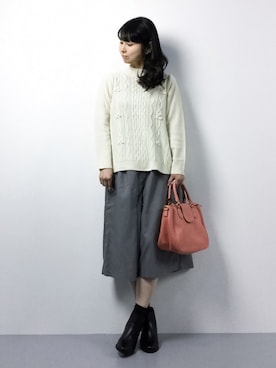 sayaさん（レディース・163cm）の冬コーディネート