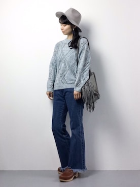 sayaさん(レディース・163cm)の冬コーディネート