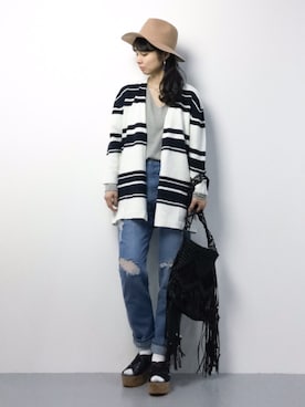 sayaさん（レディース・163cm）の冬コーディネート