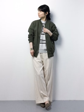 「EN ROUTE（アンルート）のアイテム」を使った、sayaさん（レディース・163cm）の冬コーディネート