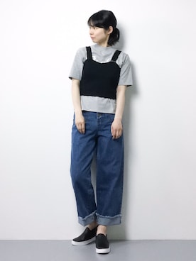 「LUCA/LADY LUCK LUCA（ルカ/レディラックルカ）のアイテム（その他トップス）」を使った、sayaさん（レディース・163cm）の冬コーディネート