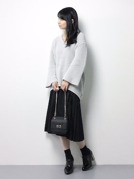 sayaさん（レディース・163cm）の冬コーディネート