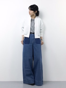「DETAILS（ディテールズ）のアイテム」を使った、sayaさん（レディース・163cm）の春コーディネート