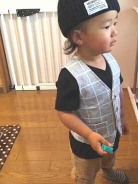 Haruuuuu81さん（キッズ・90cm）の夏コーディネート