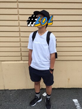 「MAPLE COMICS（メイプルコミックス）のアイテム」を使った、SOUTAさん（メンズ・161cm）の秋コーディネート