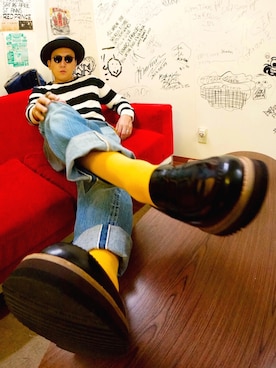 「grenson」｜BEARMANさん（メンズ・178cm）の秋コーディネート
