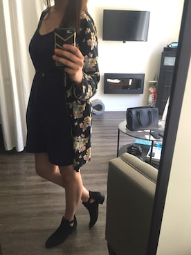 「working style」｜「アイテム（ブーティ）」を使った、Zoëさん（レディース・170cm）の夏コーディネート