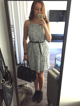 「working style」｜「アイテム（ブーティ）」を使った、Zoëさん（レディース・170cm）の夏コーディネート