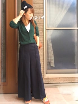 🅗🅐🅡🅤さん（レディース・146cm）の秋コーディネート