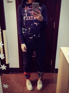 「DDのアイテム」を使った、大大大偶尔さん（キッズ・110cm）の冬コーディネート