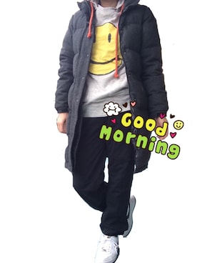 Ichiさん（レディース・159cm）の冬コーディネート