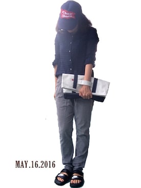 「Cher Shore（シェルショア）のアイテム」を使った、Ichiさん（レディース・159cm）の春コーディネート