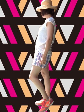 Ichiさん（レディース・159cm）の夏コーディネート