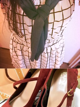 「NICE CLAUP（ナイスクラップ）のアイテム（その他アウター）」を使った、vacancesさん（レディース・154cm）の秋コーディネート